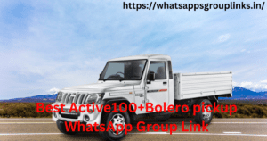 Bolero pickup WhatsApp Group Link