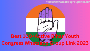 Bihar Youth Congress Whatsapp Group Link